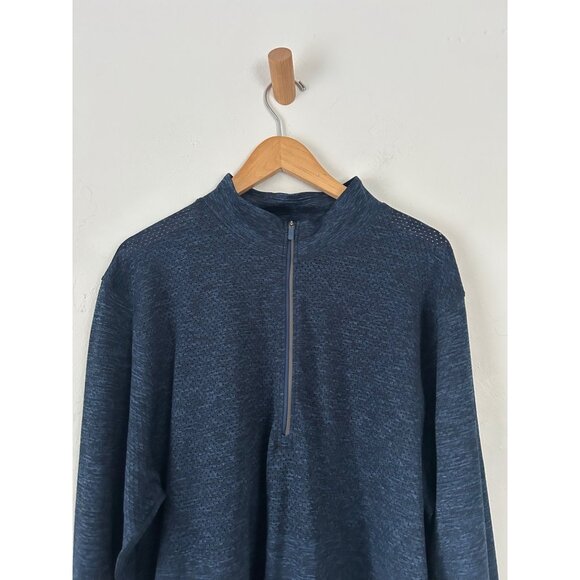 Lululemon Mens XXL Long Sleeved Tech Half Zip Top Shirt - Picture 3 of 13